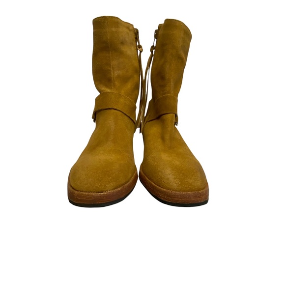 Free People Vienna Distressed Ankle Boot Taupe - Picture 5 of 14